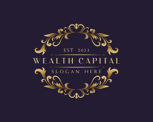 Luxury Royalty Decorative Ornamental logo design