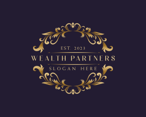 Luxury Royalty Decorative Ornamental logo design