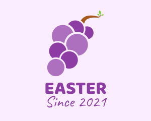 Plum - Minimalist Grape Fruit logo design