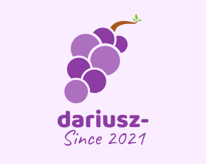 Grapevine - Minimalist Grape Fruit logo design