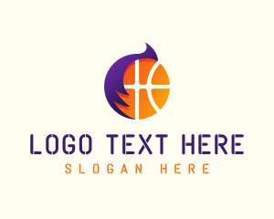 Haircut - Basketball Hair Style logo design