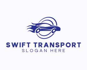 Fast Car Transport  logo design