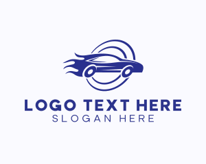 Car - Fast Car Transport logo design