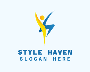 Human Dancer Flow Logo