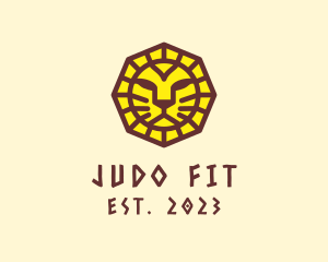 Judo - Ancient Mayan Lion logo design