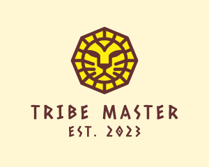 Ancient Mayan Lion logo design