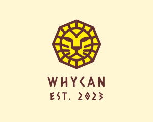 Combat - Ancient Mayan Lion logo design