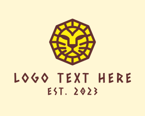 Judo - Ancient Mayan Lion logo design