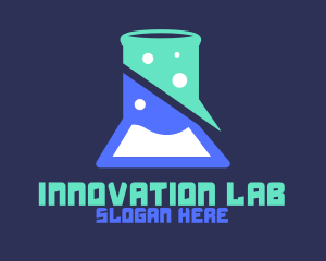 Lab - Nuclear Power Lab logo design