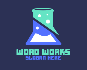 Word - Nuclear Power Lab logo design