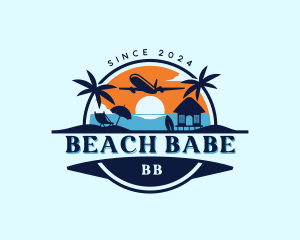 Island Beach Getaway logo design