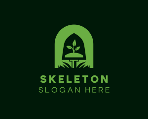 Shovel - Shovel Plant Landscape logo design