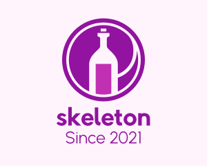 Wine Bottle - Wine Cellar Business logo design