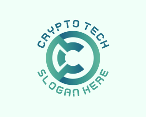 Cyber Crypto Currency logo design