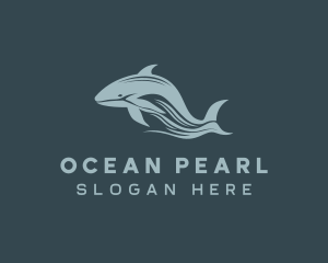 Ocean Whale Marine logo design