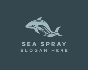 Ocean Whale Marine logo design