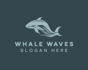 Whale - Ocean Whale Marine logo design