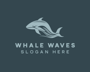 Ocean Whale Marine logo design