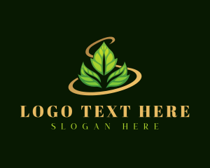 Trimming - Garden Leaves Planting logo design