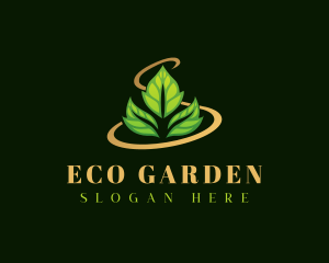 Garden Leaves Planting logo design