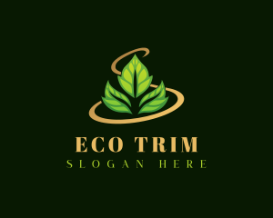 Garden Leaves Planting logo design