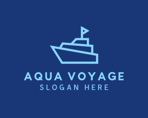 Boat Cruise Ship logo design