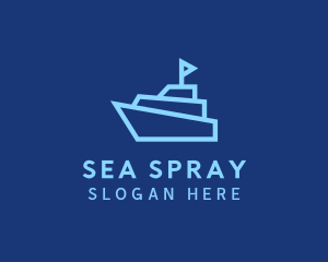 Boat Cruise Ship logo design