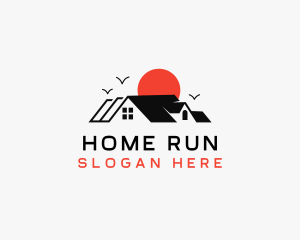 Roofing Residential Home Repair  logo design