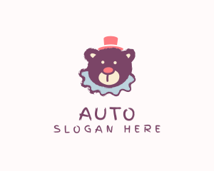 Stuffed - Bear Hat Toy logo design