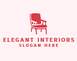 Armchair Sofa Furniture logo design