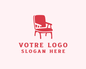 Upholsterer - Armchair Sofa Furniture logo design