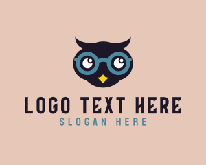 Learning Center - Child Optical Owl logo design