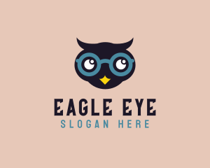 Child Optical Owl logo design