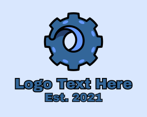 Industrial - Octopus Industry Gear logo design