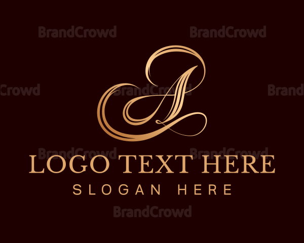 Premium Jewelry Letter A Logo