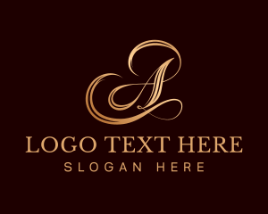 Gold - Premium Jewelry Letter A logo design