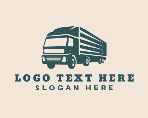 Trailer - Haulage Trucking Transport logo design