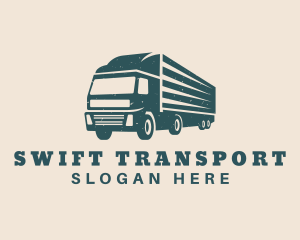 Haulage Trucking Transport logo design