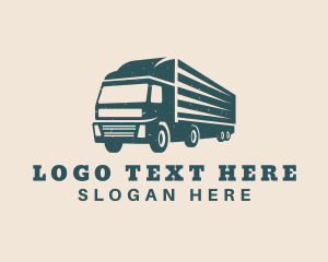 Haulage Trucking Transport Logo