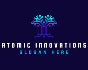 Technology Tree Connection logo design