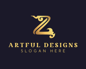 Stylish Interior Design Boutique logo design