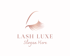 Beauty Cosmetic Eyelashes logo design