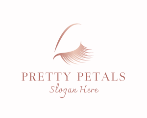 Beauty Cosmetic Eyelashes logo design