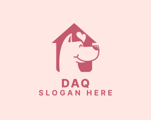 Pet Dog Love Shelter Logo