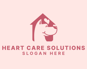 Pet Dog Love Shelter logo design