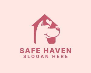 Pet Dog Love Shelter logo design