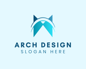 Arch - Business Arch Letter M logo design