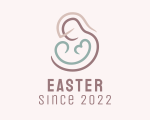 Maternity - Breastfeeding Mother Charity logo design