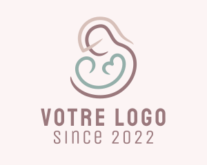Maternity - Breastfeeding Mother Charity logo design