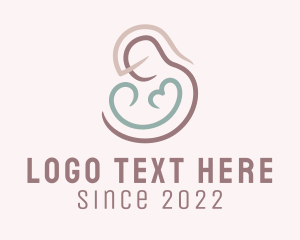 Pregnant - Breastfeeding Mother Charity logo design